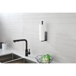 2 Pack Paper Towel Holder Wall Mount,Paper Towel Holder Under Cabinet, Self Adhesive Holders,for Kitchen Organization And Storage (12inch, 2 Pack) -House Furnish World GUEST 013d9823 808b 4bf5 80e7 040580468648