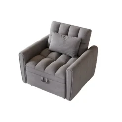 38.2inch Foldable Large-size Sofa Bed, Modern Polyester Single Sofa, Sofa Bed With Adjustable Backrest, 3 Positions And Pillows, Suitable 18 38.2inch Foldable Large-size Sofa Bed, Modern Polyester Single Sofa, Sofa Bed With Adjustable Backrest, 3 Positions And Pillows, Suitable -House Furnish World GUEST 01f3d2a7 fc03 4e87 a384 2b807e834818