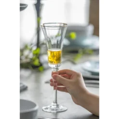 D3x9.8in Felicity Flute With Gold Rim, Set Of 4 -House Furnish World GUEST 0a177471 cbb5 43b4 876a 776f0a8b699b