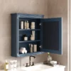 24'' X 27'' Wall Mounted Bathroom Storage Cabinet With Mirror, Medicine Cabinet With Height Adjustable Shelf, Over The Toilet Space Saver Cabinet