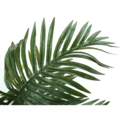 Artificial Plant, 34" Tall, Palm Tree, Indoor, Faux, Fake, Floor, Greenery, Potted, Real Touch, Decorative, Green Leaves, Black Pot -House Furnish World GUEST 0d54e11f c665 4a30 bfdb 01d7c543b49a