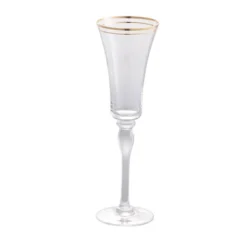 D3x9.8in Felicity Flute With Gold Rim, Set Of 4 -House Furnish World GUEST 0f81ef25 5ec9 480a b709 f6a91d4725b1