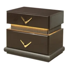 Modern Style 2-Drawer Night Stand Made With Wood In Brown -House Furnish World GUEST 10b4568c 187b 4563 8186 214ab7a23dcc