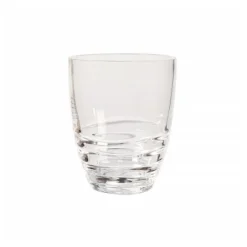 Swirl Acrylic Glasses Drinking Set Of 4 DOF (15oz), Plastic Drinking Glasses, BPA Free Cocktail Glasses, Drinkware Set, Drinking Water Glasses