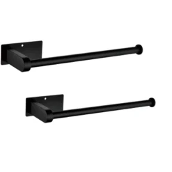 2 Pack Paper Towel Holder Wall Mount, Paper Towel Holder Under Cabinet, Self Adhesive, For Kitchen Organization And Storage (12inch, 2 Pack)