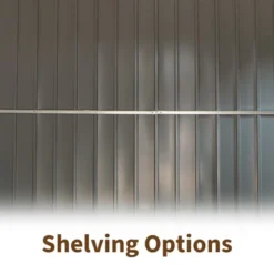 Backyard Storage Shed 11' X 12.5' With Galvanized Steel Frame & Windows, Outdoor Garden Shed Metal Storage Room With Lockable Door For Patio(Brown) 11 Backyard Storage Shed 11' X 12.5' With Galvanized Steel Frame & Windows, Outdoor Garden Shed Metal Storage Room With Lockable Door For Patio(Brown) -House Furnish World GUEST 1141ece5 a6d0 450b 8409 15f28cb64574