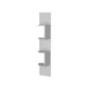 Rosebud Corner Floating Shelf: Modern Full-Wall 4-Shelf Unit