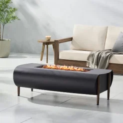 VERNON RECTANGLE FIRE PIT - 50,000BTU -House Furnish World GUEST 146efbdc f3bb 4626 9289 acc7a2f24f26