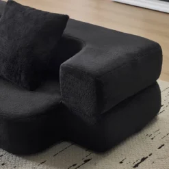 Ebern Designs Transformable Sectional Sofa With 3 Ottoman Stools - Supportive Polyester Fold-Out Bed, Compact Polyester Lounger For Small Spaces Home -House Furnish World GUEST 1c08cfcc 6be6 4252 bc67 2f73da063617