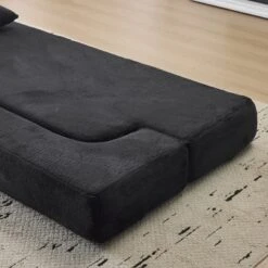 Ebern Designs Transformable Sectional Sofa With 3 Ottoman Stools - Supportive Polyester Fold-Out Bed, Compact Polyester Lounger For Small Spaces Home -House Furnish World GUEST 1c49dc11 4e08 4229 bf39 43b02444e14c