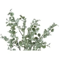 Artificial Plant, 35" Tall, Eucalyptus Tree, Indoor, Faux, Fake, Floor, Greenery, Potted, Decorative, Green Leaves, Black Pot -House Furnish World GUEST 20bde30d 869a 4add 82ee 0e3f9d57dc48