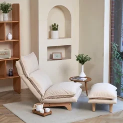 Lazy Sofa Balcony Leisure Chair Bedroom Sofa Chair Foldable Reclining Chair Leisure Single Sofa Functional Chair -House Furnish World GUEST 2454ee06 af6f 429f 9f50 3105c239dc18