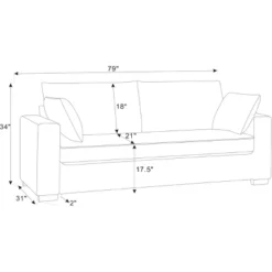 Coastal Haven Polyester Sofa -House Furnish World GUEST 255e0401 9cb6 4804 9ef4 ebce7ab2b609