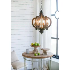 D9.5in X 5.5in Cake Stand, Wood Cake Plate With Magnesium Base -House Furnish World GUEST 27046aee 53e9 4333 b13b f3c891ea6429