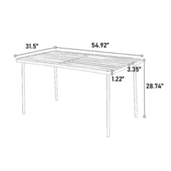 7 Pieces Patio Dining Set, Plastic Chair And Steel Table Outdoor Set, Plastic Chairs And Table Set For Garden Patio, Brown 18 7 Pieces Patio Dining Set, Plastic Chair And Steel Table Outdoor Set, Plastic Chairs And Table Set For Garden Patio, Brown -House Furnish World GUEST 27e5b228 5cd8 4ab7 a2eb ba37585428d3 1