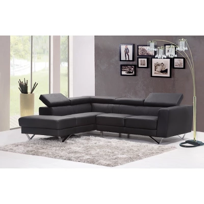 BLACK 4-HEAD CRYSTAL INSPIRED ARCH FLOOR LAMP 2 BLACK 4-HEAD CRYSTAL INSPIRED ARCH FLOOR LAMP - Image 2