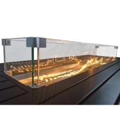 24" Steel Propane Fire Pit Table With Cover -House Furnish World GUEST 2c1d76a5 a1ae 44ee 8818 78dafb413485