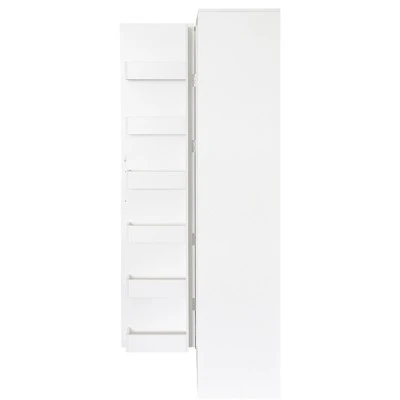 Kitchen Pantry Cabinet, White Freestanding Buffet Cupboards Sideboard With Doors & Shelves, For Kitchen, Living Room And Dinning Room 5 Kitchen Pantry Cabinet, White Freestanding Buffet Cupboards Sideboard With Doors & Shelves, For Kitchen, Living Room And Dinning Room - Image 5