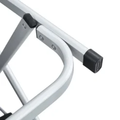 2-piece Padded Folding Outdoor Chair With Side Table And Storage Pockets,Lightweight Oversized Directors Chair For Indoor, Outdoor Camping, Black/Grey -House Furnish World GUEST 3009cb1f 1a86 48f9 96bc e1894921f4db