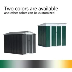 Outdoor Storage Sheds 6FTx4FT Apex Roof Grey -House Furnish World GUEST 30660852 164a 4021 be64 9bbc769997ac