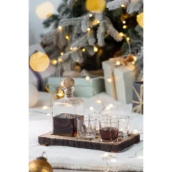 S/6 Alaine Bar Set With Mango Wood Stand -House Furnish World GUEST 324d66fa 59af 44ac 9040 f3323278059c