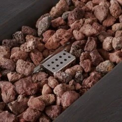 CUSTER 45'RECTANGULAR MGO FIRE PIT - 50,000 BTU -House Furnish World GUEST 34276900 1f11 47ea 8268 3a460a1cc823