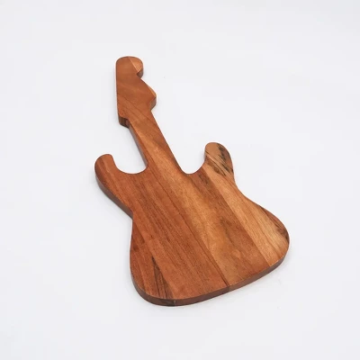 Wooden Platter - Guitar Shape 4 Wooden Platter - Guitar Shape - Image 4