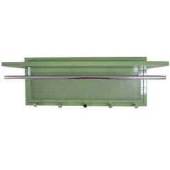 Esyspot Metal Powder Coating Hook Wall Mounted With Shelf