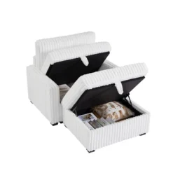 Living Room Sofa And Seat With Storage Box ,for Bedroom, Office, Large-White -House Furnish World GUEST 3aca4957 ed34 46a2 bb78 4ebac652969b