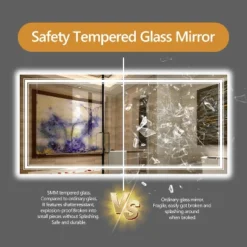 24x36 Inch Frameless LED Bathroom Mirror,Smart Mirror -House Furnish World GUEST 3dd3830b d31a 47f1 a6ae bbda0cddbf3b 1
