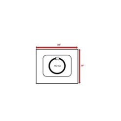 30" Metal Fire Pit With Powder-Coated Finish And Smoked Glass Top 12 30" Metal Fire Pit With Powder-Coated Finish And Smoked Glass Top -House Furnish World GUEST 3e7aa886 17ea 44f5 9250 2e468a50c8c1