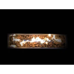 42" W X 25" H Steel Propane Fire Pit Table With Lid -House Furnish World GUEST 3ecd3c5e 6012 4e5c a93b a191c6c4688e