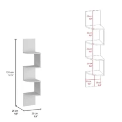 Rosset Corner Shelf, Modern Full-Wall Design With Multiple Shelving -House Furnish World GUEST 3f62cc9a 3ecf 448c b18e c89b1e6ce731