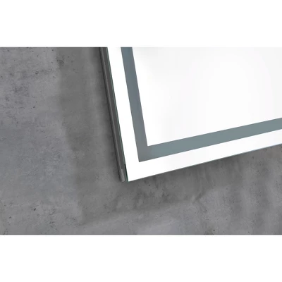 LED Bathroom Mirror 40inx 28inwith Front And Backlight, Large Dimmable Wall Mirrors With Anti-Fog, Memory, 3 Colors, LED Vanity Mirror 10 LED Bathroom Mirror 40inx 28inwith Front And Backlight, Large Dimmable Wall Mirrors With Anti-Fog, Memory, 3 Colors, LED Vanity Mirror - Image 10