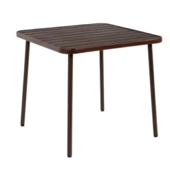 5-Piece Plastic Chair And Steel Table Outdoor Dining Set, Plastic Chairs And Table Set For Garden Patio, Brown 25 5-Piece Plastic Chair And Steel Table Outdoor Dining Set, Plastic Chairs And Table Set For Garden Patio, Brown -House Furnish World GUEST 47563937 3824 4746 a3fb 438fc3001880