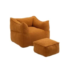 COOLMORE Bean Bag Chair Lazy Sofa/Footstool Durable Comfort Lounger High Back Bean Bag Chair Couch For Adults And Kids, Indoor & Outdoor -House Furnish World GUEST 484f81d7 01e7 4375 a5bf 7273a4ea4fcf