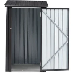 Outdoor Storage Shed, 3 X 3 FT Metal Steel Garden Shed With Single Lockable Door, Small Shed Outdoor Steel Utility Tool Shed For Backyard Garden Lawn 18 Outdoor Storage Shed, 3 X 3 FT Metal Steel Garden Shed With Single Lockable Door, Small Shed Outdoor Steel Utility Tool Shed For Backyard Garden Lawn -House Furnish World GUEST 48b31649 3c01 4aff 980a 66f67c3974aa