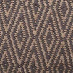 Amuleto Hand - Loomed Cotton Pouf, Dark Grey And Brown -House Furnish World GUEST 4a4db1a8 9e5f 4fee b009 94d04049dc05