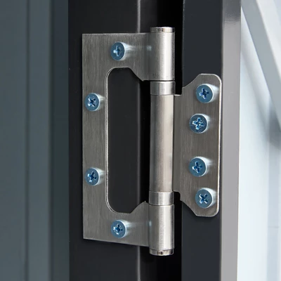 Outdoor Storage Shed, 3 X 3 FT Metal Steel Garden Shed With Single Lockable Door, Small Shed Outdoor Steel Utility Tool Shed For Backyard Garden Lawn 9 Outdoor Storage Shed, 3 X 3 FT Metal Steel Garden Shed With Single Lockable Door, Small Shed Outdoor Steel Utility Tool Shed For Backyard Garden Lawn - Image 9