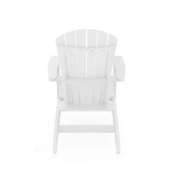 White Adirondack Chair ¨C Sturdy HDPE Poly Lumber For Poolside, Patio, And Garden Relaxation -House Furnish World GUEST 523a0760 19be 4476 85a3 25d03dd6f777