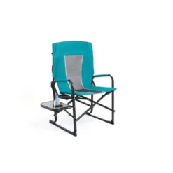 Camping Directors Chair, Heavy Duty,Oversized Portable Folding Chair With Side Table, Pocket For Beach, Fishing,Trip,Picnic,Lawn Blue -House Furnish World GUEST 54c16baf cbf1 45fd b4bd e15a89e15d89