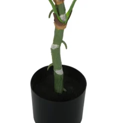 Artificial Plant, 54" Tall, Dieffenbachia Tree, Indoor, Faux, Fake, Floor, Greenery, Potted, Real Touch, Decorative, Green Leaves, Black Pot -House Furnish World GUEST 58d1a2a0 1a0f 4692 96a6 06762ed6149d