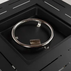 28" Propane Gas Fire Pit Table, 50000 BTU Square Steel Fire Pit For Outside Patio Deck Garden Backyard-Black -House Furnish World GUEST 5a652aa9 942e 4628 8dbd a2057431d566