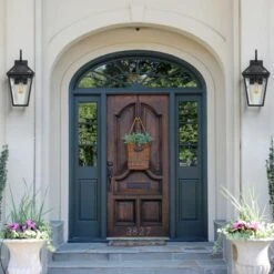 Soscooter 21"-2-Pack Outdoor Wall Lantern Light ¨C Modern Black Metal & Clear Glass Sconce For Porch, Patio, And Garden Lighting (Bulb Not Included) 16 Soscooter 21"-2-Pack Outdoor Wall Lantern Light ¨C Modern Black Metal & Clear Glass Sconce For Porch, Patio, And Garden Lighting (Bulb Not Included) -House Furnish World GUEST 5b69c6ca e7a8 437f b5e4 4886f4e5ee70