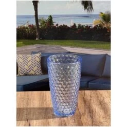 Diamond Cut Acrylic Glasses Drinking Set Of 4 (19oz), Plastic Drinking Glasses, BPA Free Cocktail Glasses, Drinkware Set, Drinking Water Glasses -House Furnish World GUEST 5f19d3a6 80e6 4f9b 9684 8c9f8e4a0161