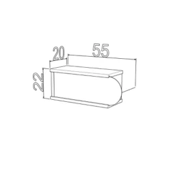 Illia Floating Wall Decor Wall Mounted Rustic Decorative Hanging Shelf For Books, Set Of 2,Walnut -House Furnish World GUEST 5f256ed3 6c49 474e 814a fe91fb43aedb