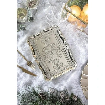 6 Pack Plastic Charger Plate, 11.8in X 9.1in 4 6 Pack Plastic Charger Plate, 11.8in X 9.1in - Image 4