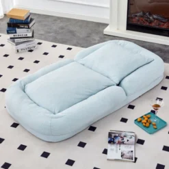 Folding Sofa Chair With 5 Adjustable Positions Plush Floor Lounge Chair For Gaming, Meditation, And Relaxation -House Furnish World GUEST 60e9b588 4b87 4574 9b28 e27a84ea8c63