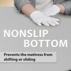 Memory Polyester Infused Futon Mattress Full ¨C Washable Removable Cover, Heavy-Duty Zipper, Thick Foldable Sofa Bed Cushion For Guest Room -House Furnish World GUEST 614fb519 3a55 4033 b349 2f3632723861