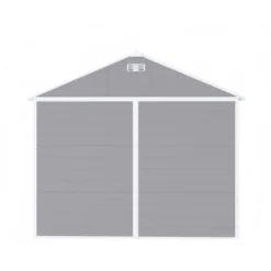 8*8ft Resin Storage Shed, High Quality Pp Material, Strong Structure, Waterproof, Rust And UV Proof, Large Storage Space, HD Window Lighting -House Furnish World GUEST 6521b77a fc12 428e 8b68 554d009a077c